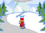 Snowboard-game-penguin-run-peak